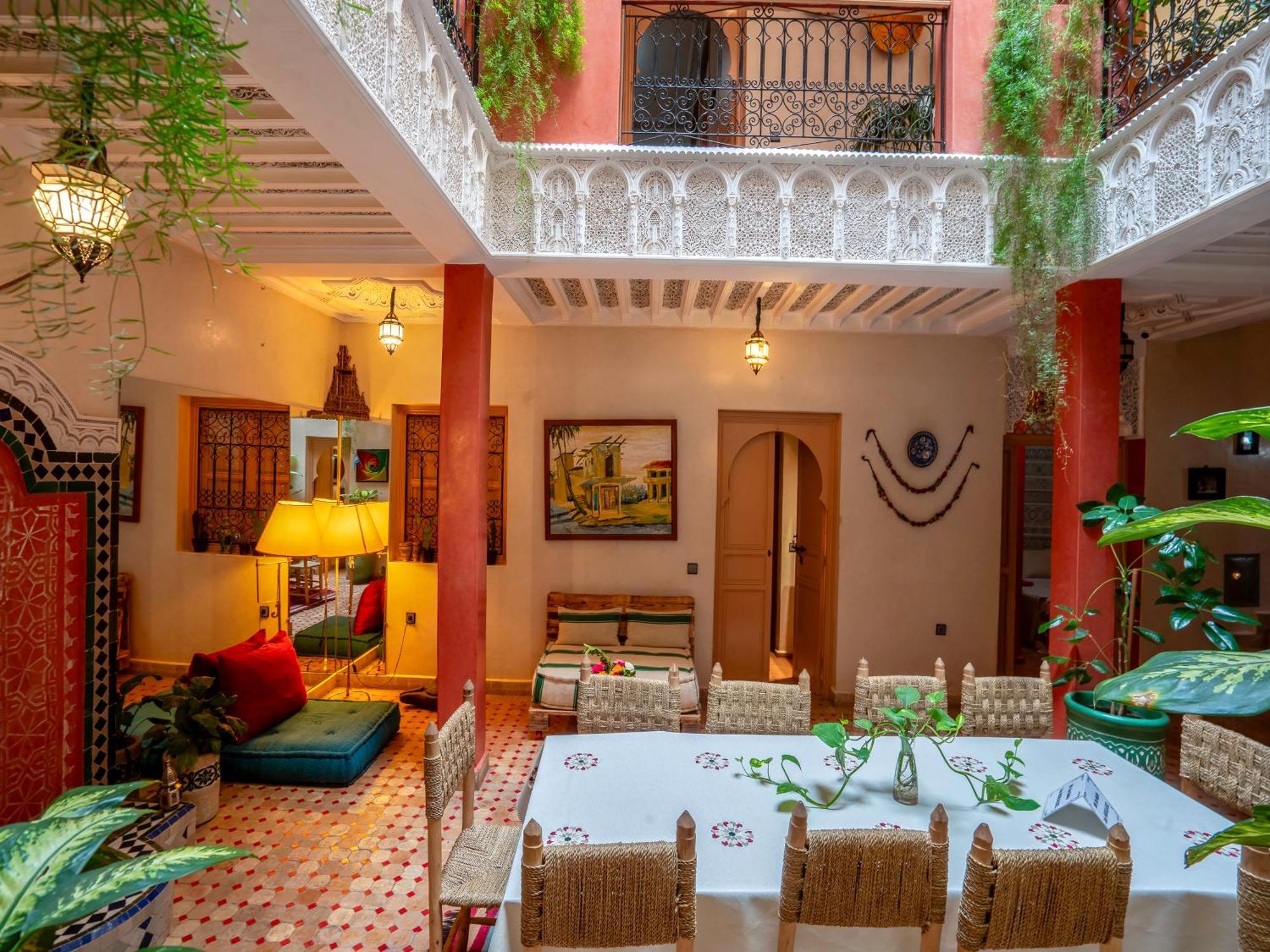 Riad Dar Ennakhla Marrakesh Exterior foto