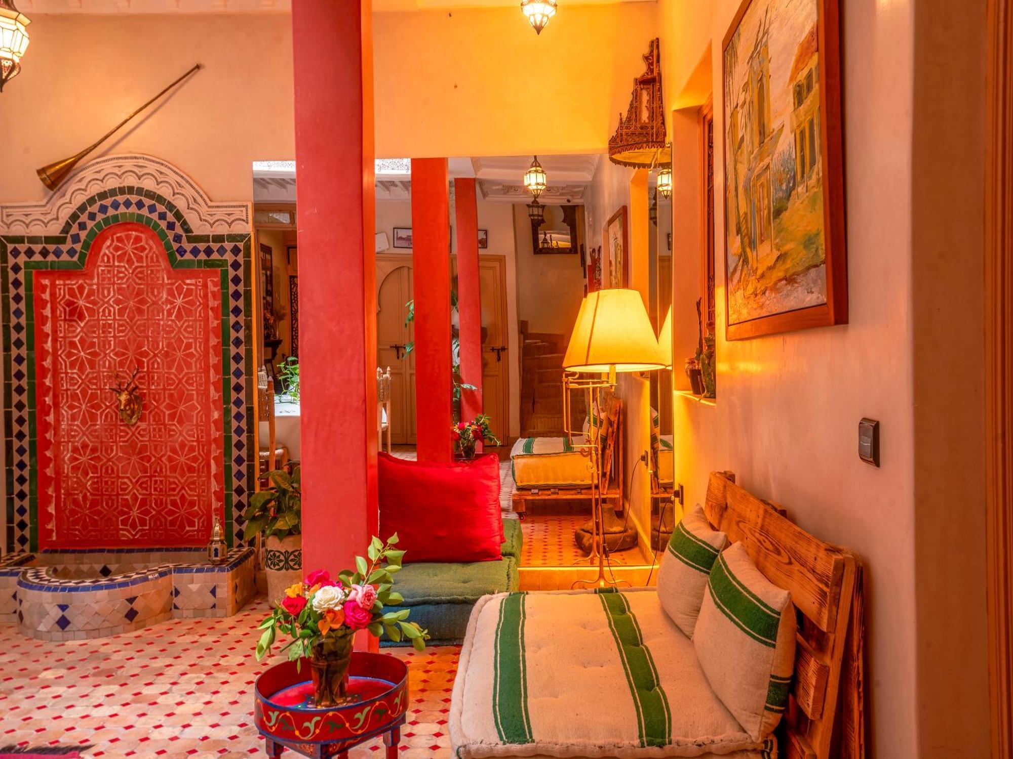 Riad Dar Ennakhla Marrakesh Exterior foto