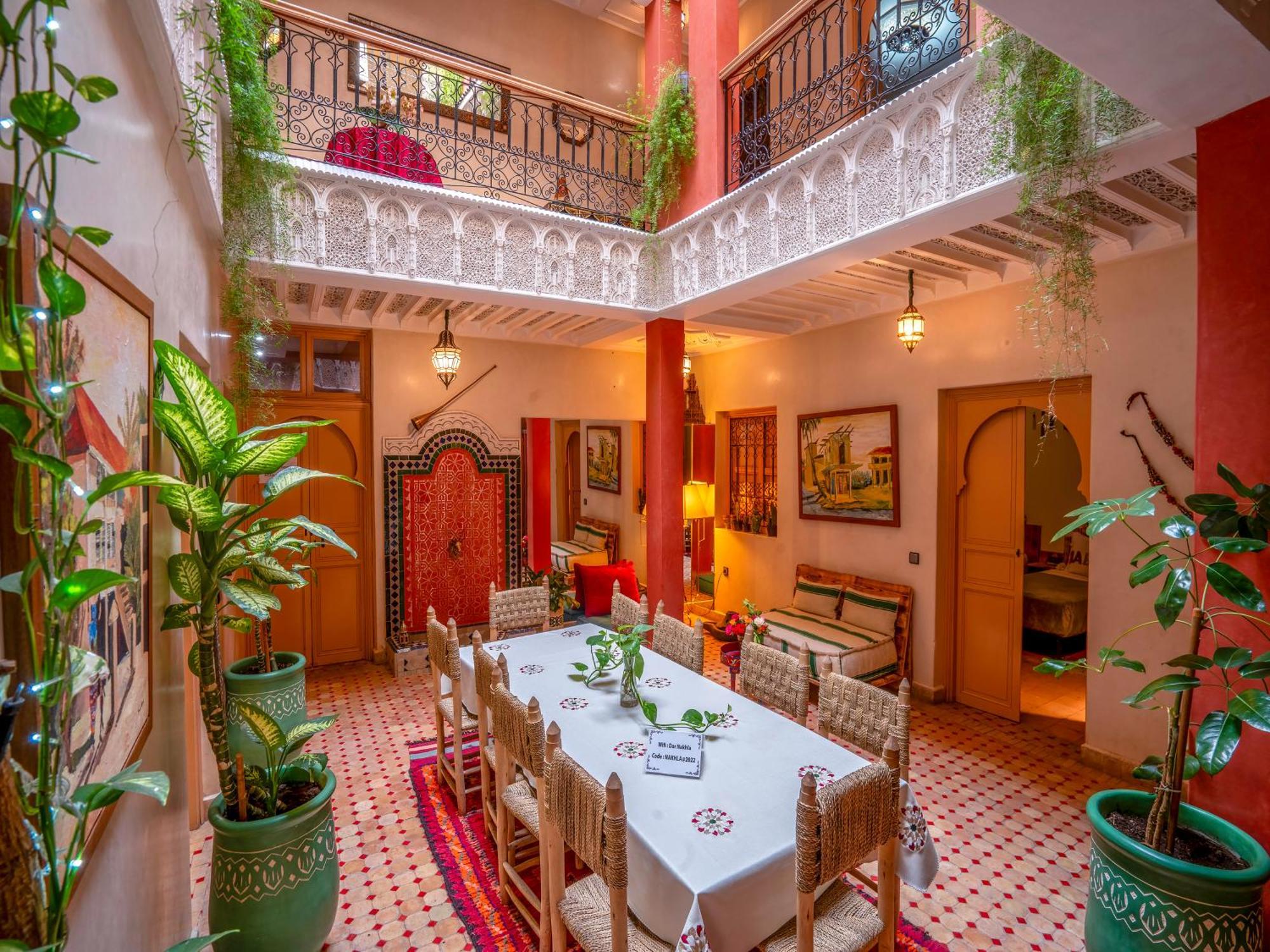 Riad Dar Ennakhla Marrakesh Exterior foto