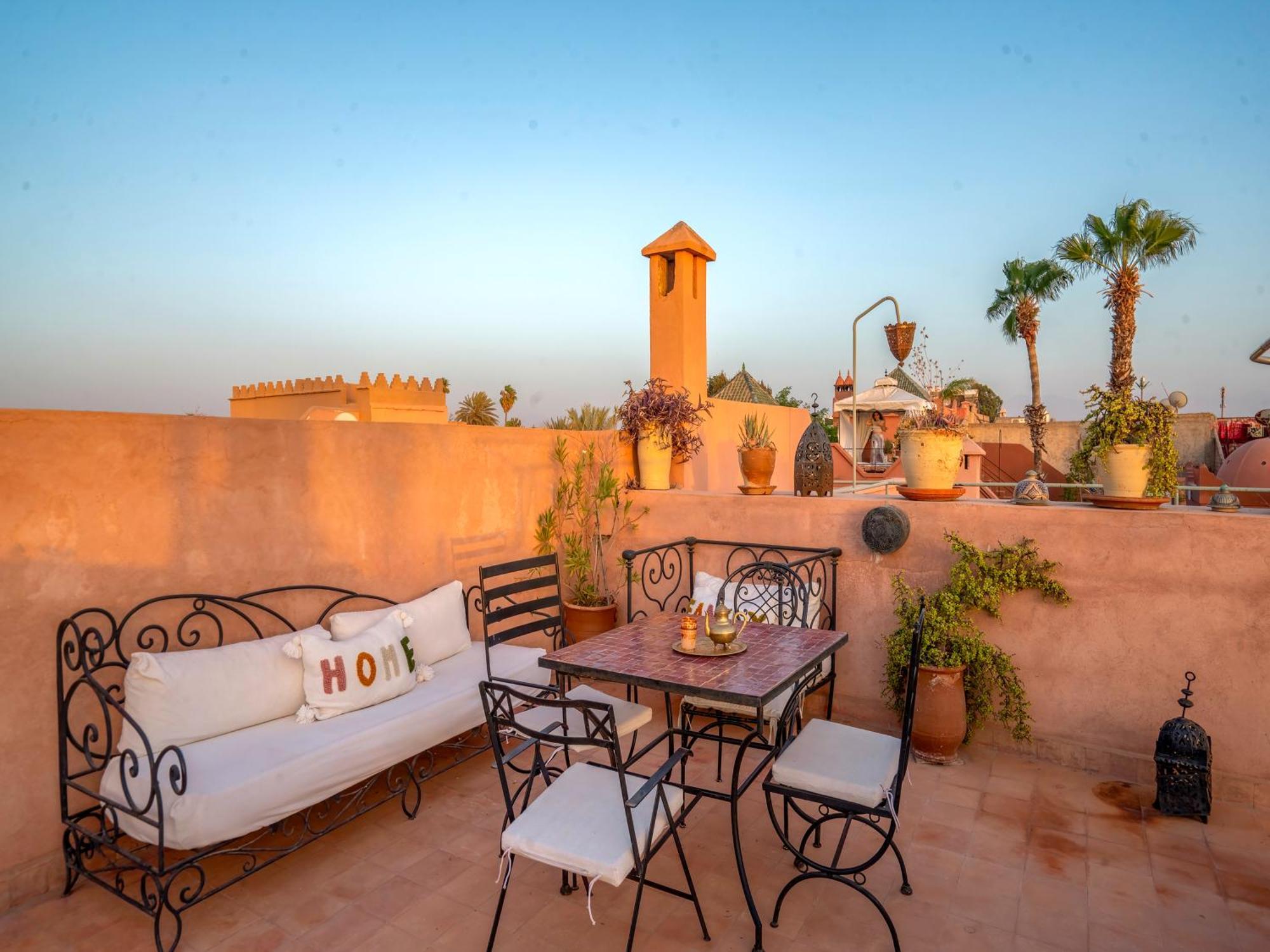 Riad Dar Ennakhla Marrakesh Exterior foto