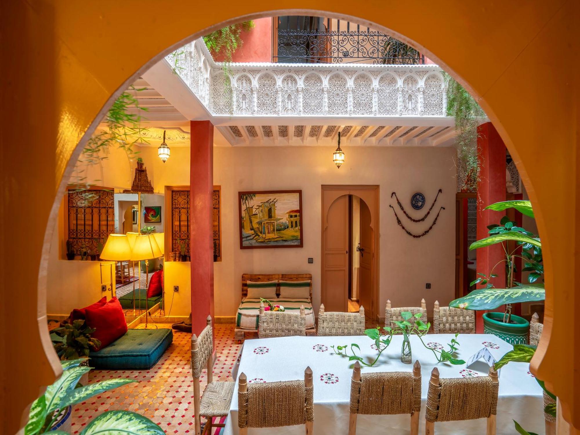 Riad Dar Ennakhla Marrakesh Exterior foto